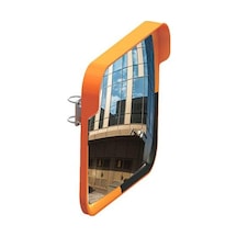 Dış Mekan Aynası Kare Trafik Güvenlik Aynası Otopark Ayna 40x60 Cm Kare Sarı