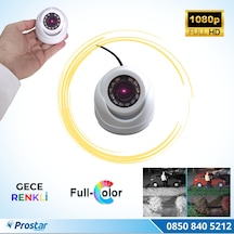 Araçlar için Mini Plastik Dome 2 MP Full HD Gece Renkli Görüşlü
