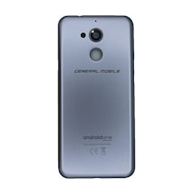 General Mobile Gm8 Arka Kapak Pil Batarya Kapağı Gümüş