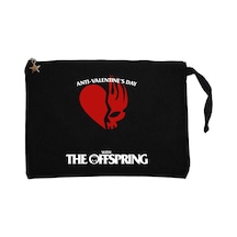 The Offspring Anti Valentine's Day Siyah Clutch Astarlı Cüzdan / El Çantası