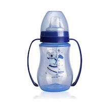 Galaxy Kulplu Alıştırma Bardağı Bebek Suluk 250 Ml 6+ Ay Mavi