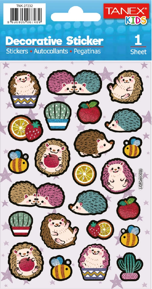 Tanex Puffy Tatlı Kirpiler Serisi Tnx-27232