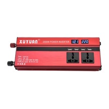 Sones Xuyuan 2000w Usb Ekran Dönüştürücülü Araç İnvertörü, Özellikler: 12v İla 220v