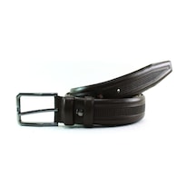 Mentor Regalo Deri Kemer Kahve Klasik Desenli 81037 Kahverengi