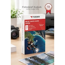 Premium Fotoğraf Kağıdı 100 Adet 260 Gr 10x15 Mat Baskı Malzemesi Çalışma Masası Kırtasiye