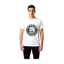 Paybuy Köpek Sevgisi Motivasyon Yazılı Baskılı Erkek Tişört Beyaz