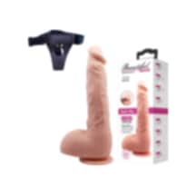 Hızlı Express Baile Real Deal 24 Cm Belden Bağlamalı Realistik Protez Penis Strapon