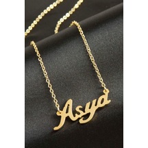 Asya İsimli Kolye Kişiye Özel Çok Renkli