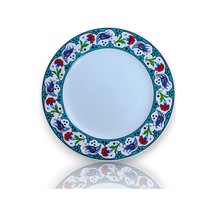 Dm Porselen Karanfil Porselen Hediyelik Plaket Tabak 25 Cm