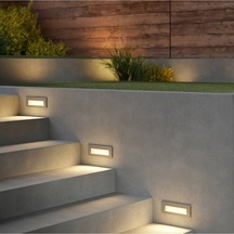 Antrasit Kasa Sensörlü Gün Işığı Merdiven Ve Basamak Armatürü (546668850) Antrasit