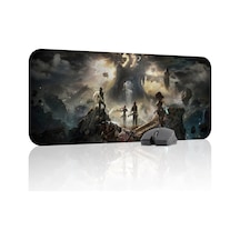 Expedition 33 Kaymaz Dikişli Kauçuk Oyuncu Mousepad V1 - 70x30 Xl Gaming Mouse Pad Fare Altlığı