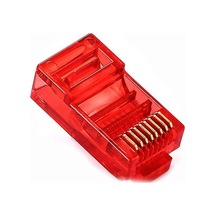 Powermaster Pm-22701 Rj45 Rj45 Cat6 8p/8c Kırmızı Soket 100lü Paket