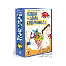 Kerem İle Minik Canavarlar - Tüm Maceralar Bir Arada 12 Kitap İş Bankası Kültür Yayınları