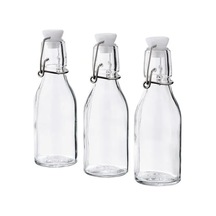 Sumuhome Korken Cam Su Şişesi Yağdanlık Sürahi 15 Cl 3 Adet