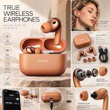 İphone 13 Pro Max Uyumlu Tws85 Bluetooth Kablosuz Kulaklık Anc Özellikli Silikon Uçlu Şarj Kutulu Stereo Kulak İçi Kulaklık