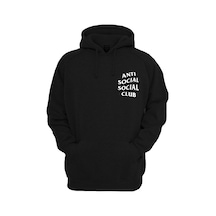 Tarzsokak Anti Social Club Hoodie Siyah
