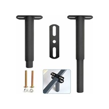 Novahub Ayarlanabilir Yatak Ayakları, Metal Destek, Karyola Ve Dolap İçin, 7-13 İnç Yükseklik, Sağlam Ve Kolay Kurulum -