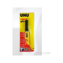 Uhu Japon Yapıştırıcı Süper Glue Jumbo 3 Gr 12 Li Kartela Uhu42400
