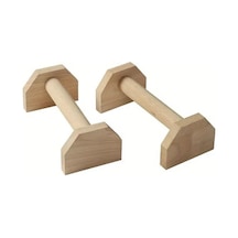 35 Cm Ahşap Şınav Barı, Amut Barı, Paralel Bar