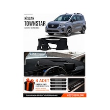 Nissan Townstar 2025-sonrası Uyumlu Torpido Koruma, Torpido Örtüsü, Torpido Kılıfı - Siyah - Nı023