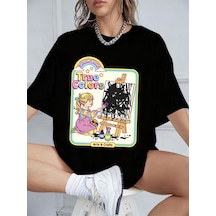Noıssey Urban Pop Graphic Kadın Tişört Koleksiyonukod 5609 Siyah