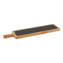 Lava Servis Ahşabı Dikdörtgen Döküm Plaka 60 X 15 Cm Ahşap