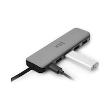 Bix Type-C Pd 4 Portlu Usb 3.0 Dönüştürücü Hub