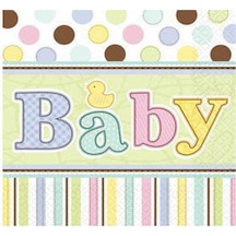 Baby Rengarenk Kağıt Peçete 33x33cm 16'lı