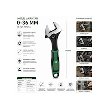 Bosch 1 600 A03 9hp 10" 250 Mm İngiliz Anahtarı - Kurbağacık- 6'li Paket