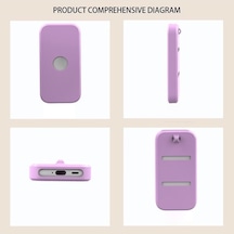 Tongxida Vision Pro İçin Güç Silikon Kılıf, Pembe, Kullanışlı Ve Koruyucu