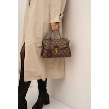 Silver Polo Kadın El Ve Çapraz Çanta 1159 Kahverengi