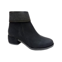 Erbay 512 Yağlı Deri Trend Fashion Kadın Bot Siyah