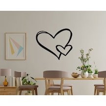 Bk Home Kalp Tasarımlı Duvar Sticker-1