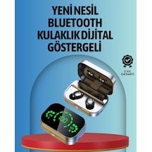 Akıllı Dijital Ekranlı Tws Kulaklık Uzun Pil Ömrü Stabil Bağlantı Mh-hs6698-4277