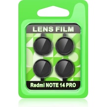 Redmi Note 14 Pro 5g Raze Metal Kamera Lens - Siyah
