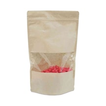 Kraft Pencereli Doypack 180X290X45 Mm 50 Adet