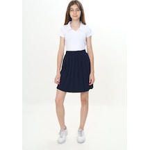 Toontoy Kız Çocuk Piliseli Okul Etek Lacivert