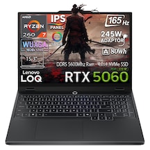 Lenovo Legion 5 15AHP10 83M00070TR R7-260 24 GB 1 TB  SSD RTX5060 15.3" Dos WUXGA Dizüstü Bilgisayar