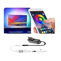 Prntech Ambıance Lıght-rgb Bluetooth Tv Arkası Ortam Aydınlatma Adaptör Dahildir 43 İnç-3 Kenar