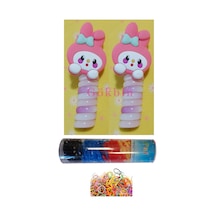 Kız Çocuk Spiral Burgulu Toka Sanrio Makarna Toka 2 Adet