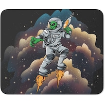 Uzaylı Astronot Baskılı Mousepad