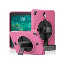 Mey İthalat Apple iPad 5 Air 9.7 Kılıf Strap-c Otterbox Tablet Kapak - Pembe Tablet Kılıfı