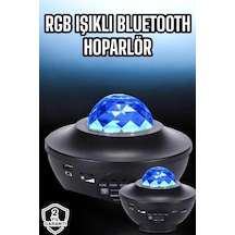 Mey İthalat Projektör Yıldız Gece Lambası Disko Topu Bluetooth Bağlantılı Taşınabilir Şarjlı Renkli 45415927