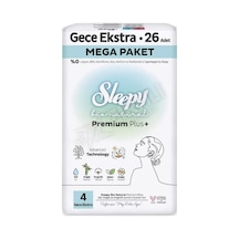 3 Adet Sleepy Bio Natural Mega Paket Extra Gece Hijyenik Ped 26'lı