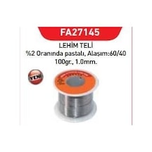 Mey İthalat Fastbond 27145 Lehim Teli 1 Mm 100 Gr