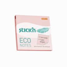 Stıckn Eco 76X76 Yapışkanlı Not Kağıdı Pastel Pembe