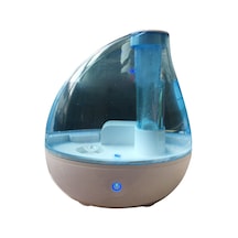 Yatak Odası İçin Ultrasonik Soğuk Sis Nemlendirici, Fısıltı Sessizliğinde Ab Fişi Mavi