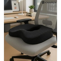 Ortopedik Visco Oturma Minderi Ergonomik Oturma Simidi Siyah Çok Renkli