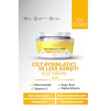 Le Nig Cilt Aydınlatıcı ve Leke Karşıtı Yüz Kremi 50 ML