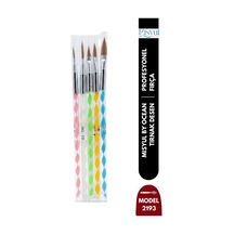 Misyul Tırnak Desen Fırçası 4'lü Renkli Tasarım Mıs-2193